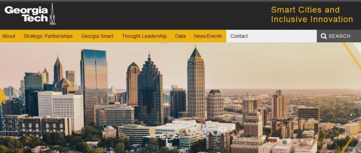<p>Banner for new Smart Cities website</p>