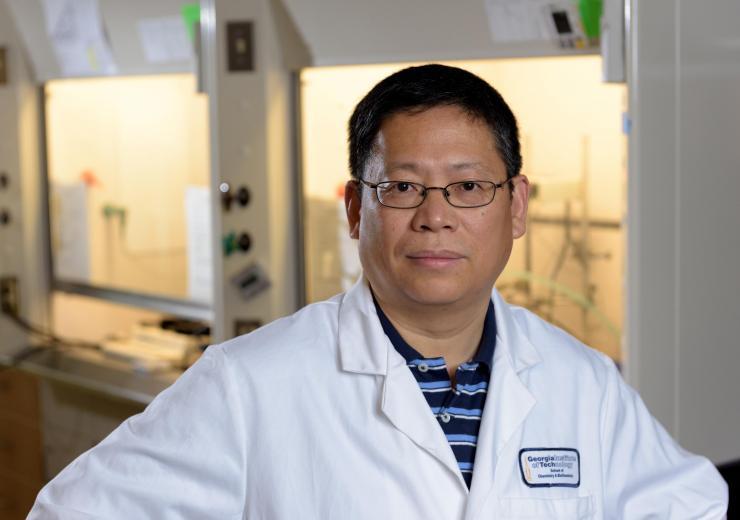 <p>Researchers led by Younan Xia, professor in the Wallace H. Coulter Department of Biomedical Engineering at Georgia Tech and Emory University, have studied the kinetics of autocatalytic reactions used to make colloidal metal nanocrystals suitable for catalytic, biomedical, photonic, electronic and other uses. (Credit: Rob Felt, Georgia Tech).</p>