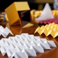 <p>An assortment of origami structures that can be designed in new software. (Credit: Rob Felt)</p>