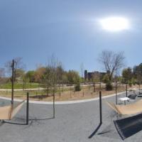 <p>EcoCommons 360 View of Hammock Area. Photo by Brice Zimmerman</p>