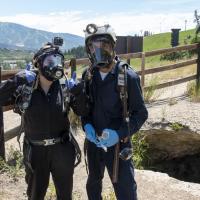 <p>A trio of Georgia Tech student researchers recently traveled from Atlanta to explore a dark, toxic cave in Colorado in search of a phenomenon they’ve only observed in a Georgia Tech lab: worm blobs.</p>