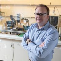 <p>Dr. Carson Meredith from Georgia Tech's School of Chemical &amp; Biomolecular Engineering has developed a sustainable, flexible packaging wrap that is comprised of cellulose nanocrystals from wood pulp and chitin nanofibers which can be found in the discarded shells of crabs and shrimp.</p>