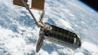 Northrop Grumman's Cygnus XL cargo craft approaches the International Space Station
