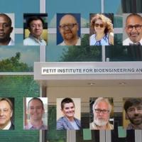 <p>Meet the 20 newest members of the Petit Institute (clockwise from top left): Joe Brown, John Peroni, Lewis Wheaton, Jerry Qi, Steve Diggle, Eva Dyer, Anthony Clavo, Marvin Whiteley, Xing Xie, Rebecca Levit, Neha Garg, Peter Yunker, Thomas Orlando, Cassie Mitchell, James Rains, Seth Hutchinson, Brent Keeling, Courtney Coulter, C.P. Wong, and Kyle Allison.</p>