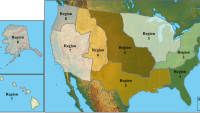 United States map showing the eight regions of the CORE-CM projects. Courtesy: Department of Energy