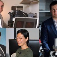 <p>Petit Institute researchers who received seed grants are (top left, clockwise): John McDonald, Fatih Sarioglu, Shuyi Nie, and Denis Tsygankov.</p>