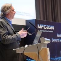 IRIM Director Seth Hutchinson at Hyundai Meta Factory Conference Delivering Keynote