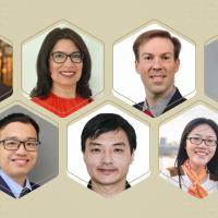 Photo graphic that includes headshots of the seven-member research team. 