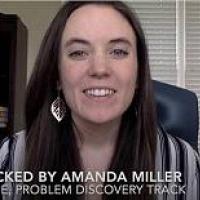 <p>Amanda Miller, 2020 Ideas to Serve first-place winner "Trafficked" in the Problem Discovery Track.</p>