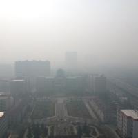 <p>Photo taken in the city of Taiyuan, China shows haze on December 3, 2016. (Courtesy of Yuhang Wang)</p>