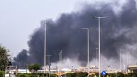 Smoke rises in Abu Dhabi on March 1, 2026, after Iranian drone strikes around the city, including on data centers. Ryan Lim/AFP via Getty Images