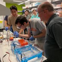 <p>Students in the SCMB Undergraduate Workshop enjoyed hands-on lab tours.</p>