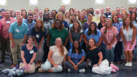 Group photo of Rural CS teachers with Georgia Tech instructors at the fall 2025 kickoff. 