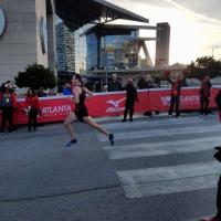 <p>McDonald started running with the Atlanta Track Club. Not only was he able to keep up his intense academic schedule, but he also started setting new personal records.</p>