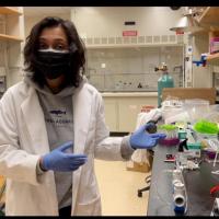 <p>Mo Jarin, a doctoral student in Georgia Tech’s School of Civil and Environmental Engineering, is the 2022 winner of the Career, Research, and Innovation Development Conference’s Innovation Competition for her VoltaPure water disinfection technology.</p>