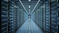 Server room in data center